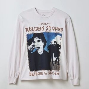 ❣️🪷NWT Urban Outfitters Rolling Stones Bridges To Babylon Graphic Long Sleeve